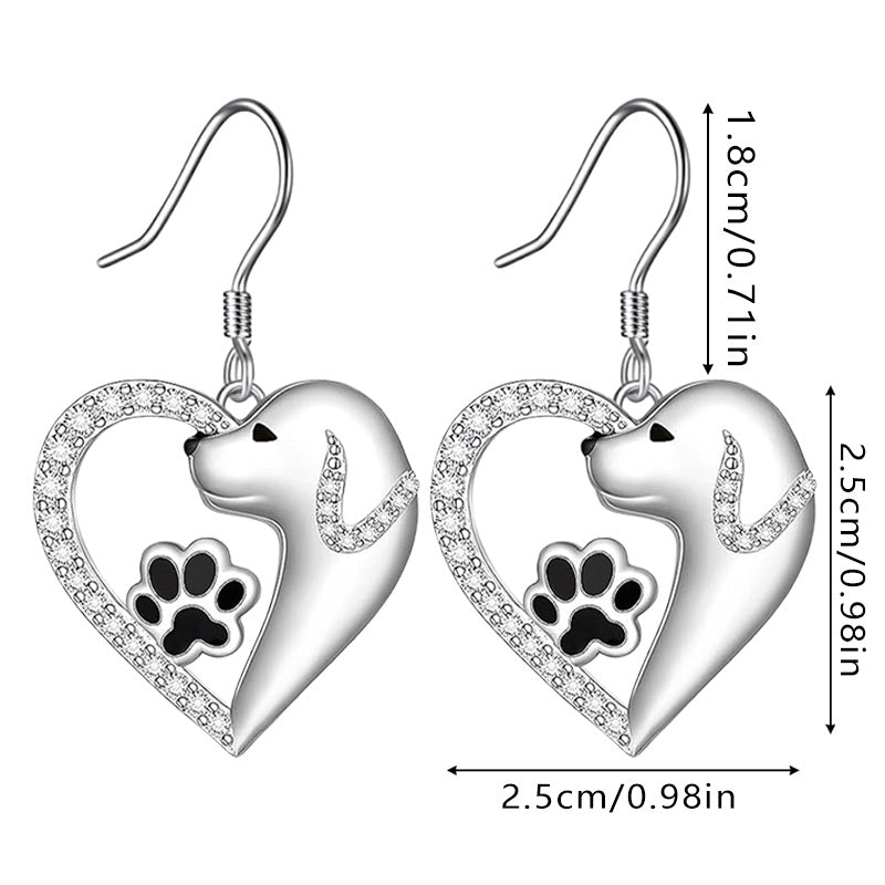 Cute Dog Earrings Personalized Jewelry Gift For Friends