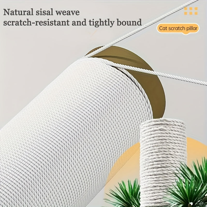 Extra Large Vertical Sisal Cat Scratching Post With Ball