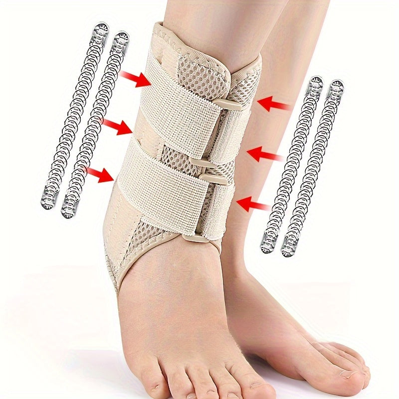 Ankle Support Brace Adjustable Strap for Sports and Running
