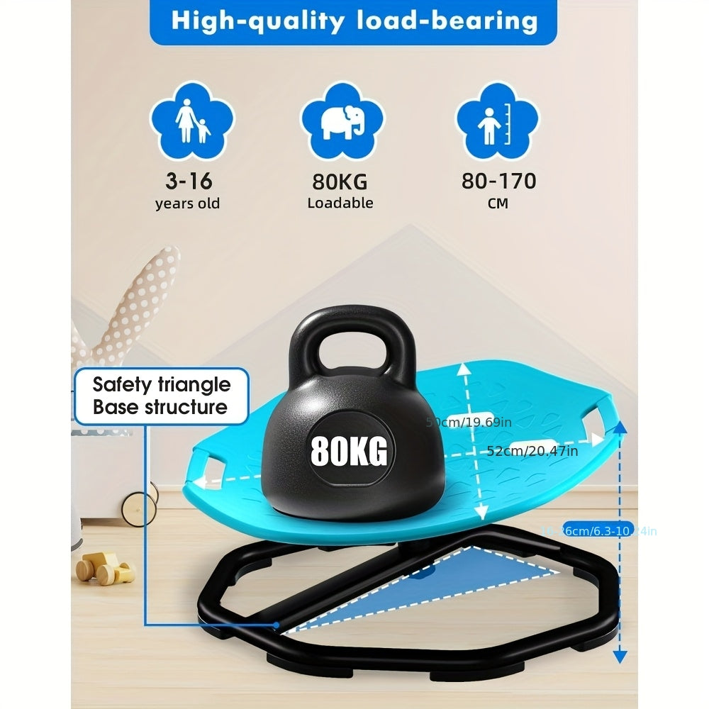 Sensory Swivel Chair For Autism And ADHD With 360 Degree Spinning Seat And Support Handles For Calming Motion