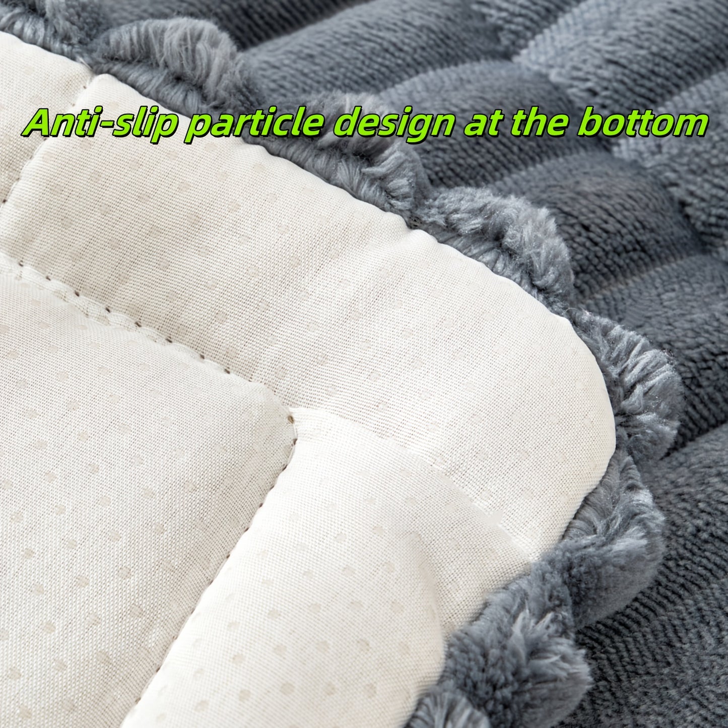 Universal Thickened Flannel Sofa Cushion Drawstring Non Slip