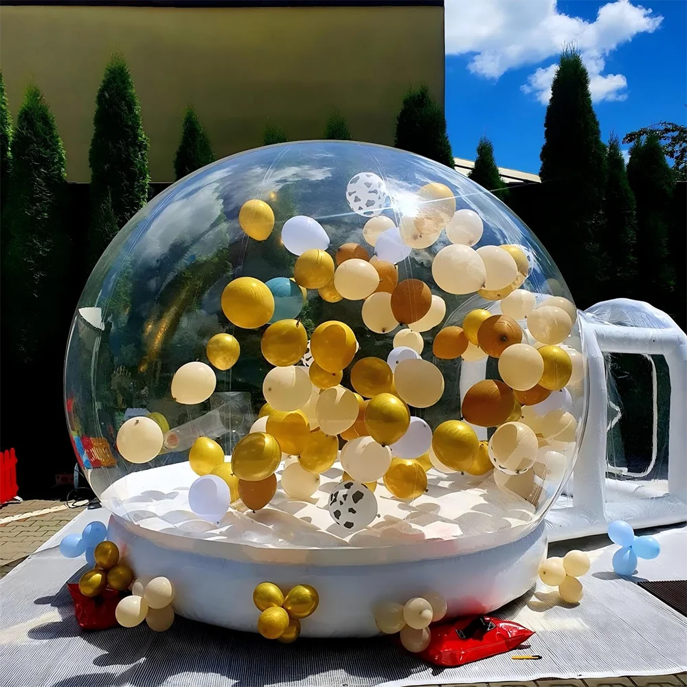 10FT Inflatable Bubble House With Trampoline And Transparent Dome PVC For Parties Free Shipping With Blower