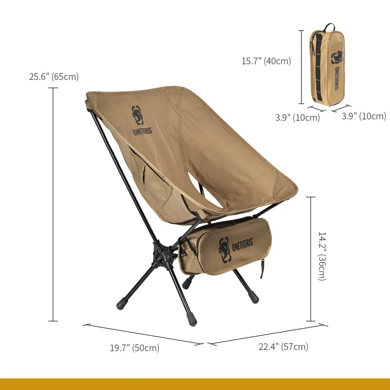 OneTigris Multicam Foldable Camping Chair Lightweight