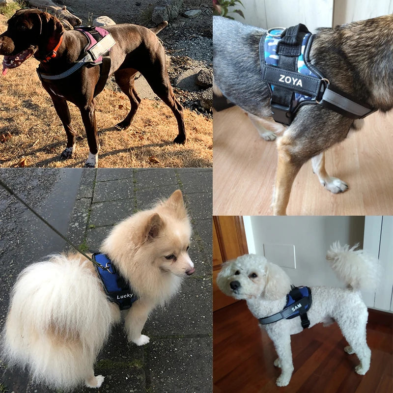 Personalized Dog Harness No Pull Reflective Vest For Dogs