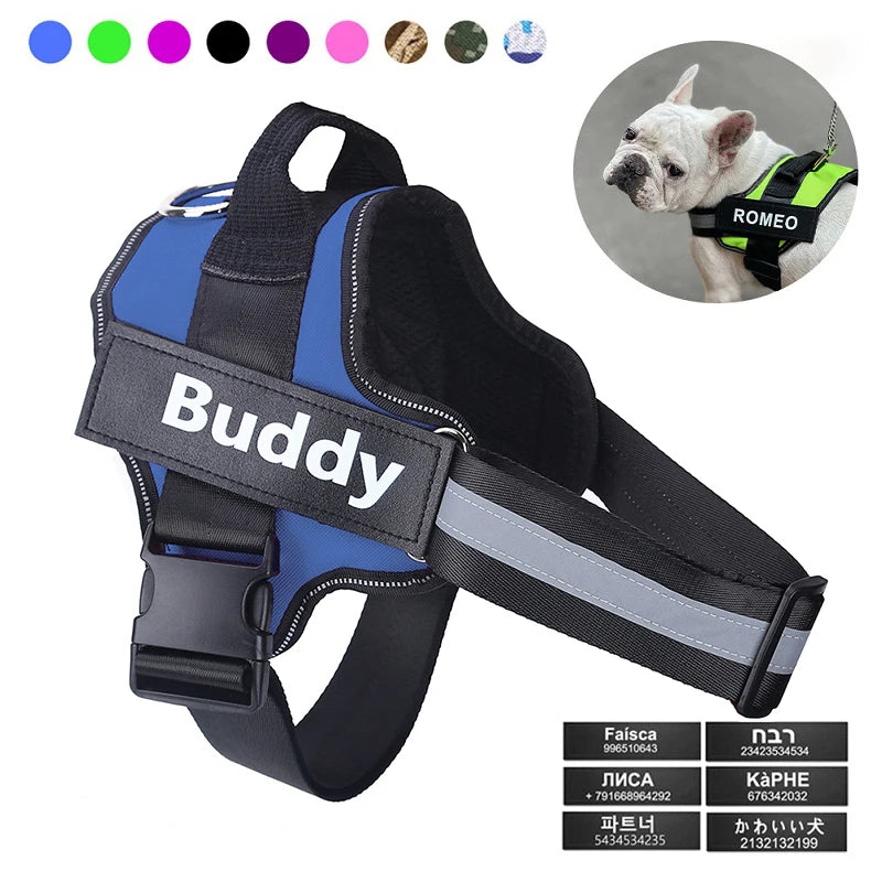 Personalized Dog Harness No Pull Reflective Vest For Dogs