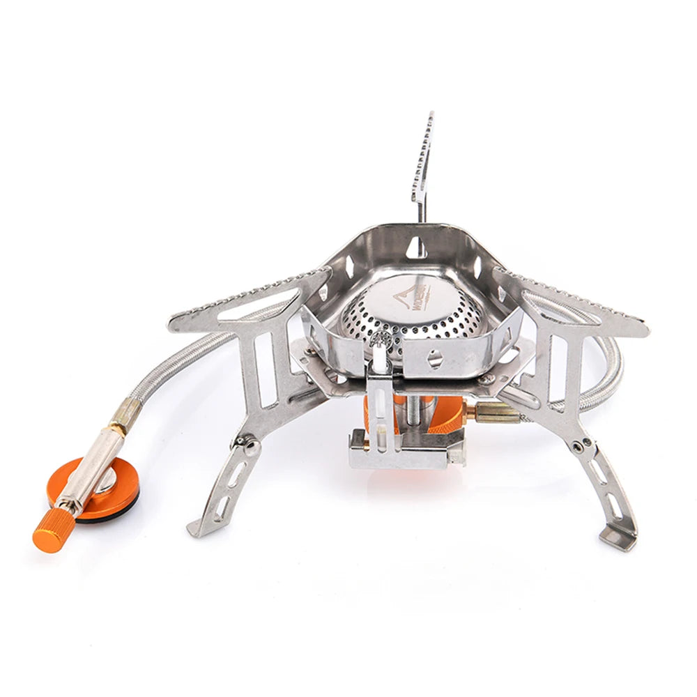 Widesea Windproof Camping Gas Stove Stainless Steel