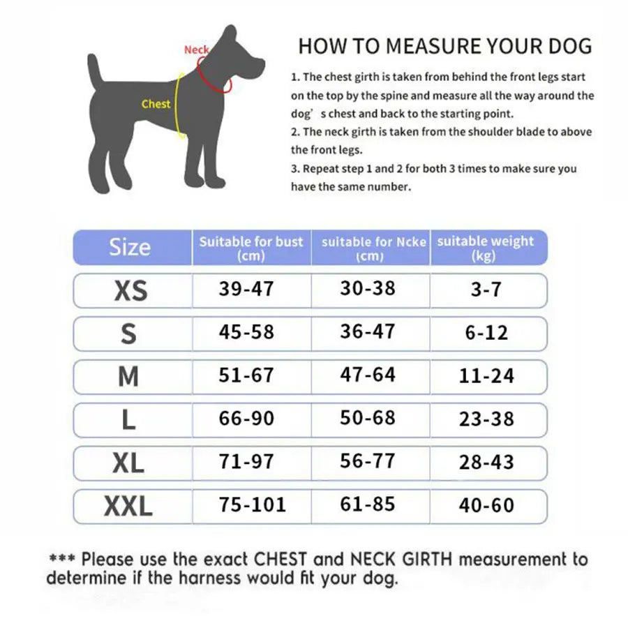 Personalized Dog Harness No Pull Reflective Vest For Dogs