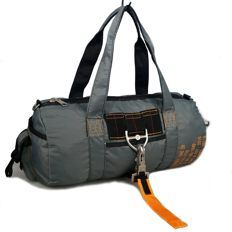 LQARMY Tactical Parachute Sport Duffle Bag 1000D Nylon Waterproof Outdoor Travel Belt Bag Camping Crossbody Bag