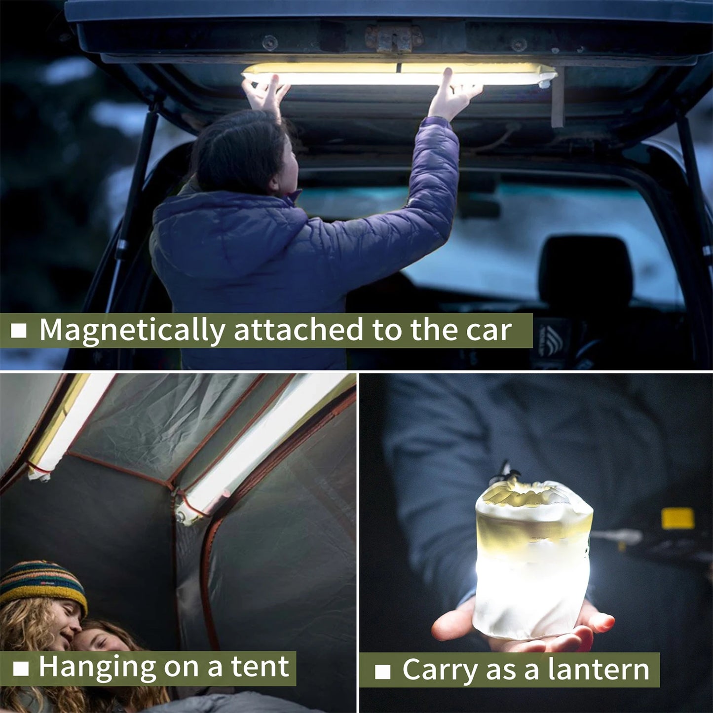 Selorss Rechargeable Waterproof Camping Light 2000mAh