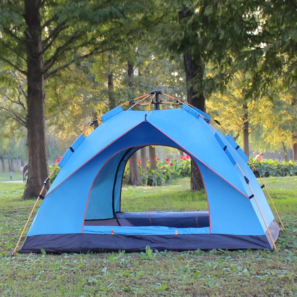 Pop Up Water Resistant Camping Tent For 1 To 4 People