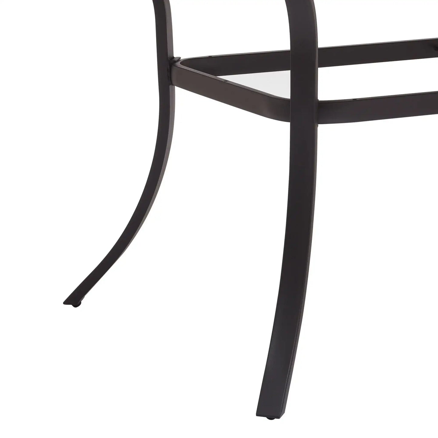 Newport Outdoor Ceramic Tile Dining Table Umbrella Hole