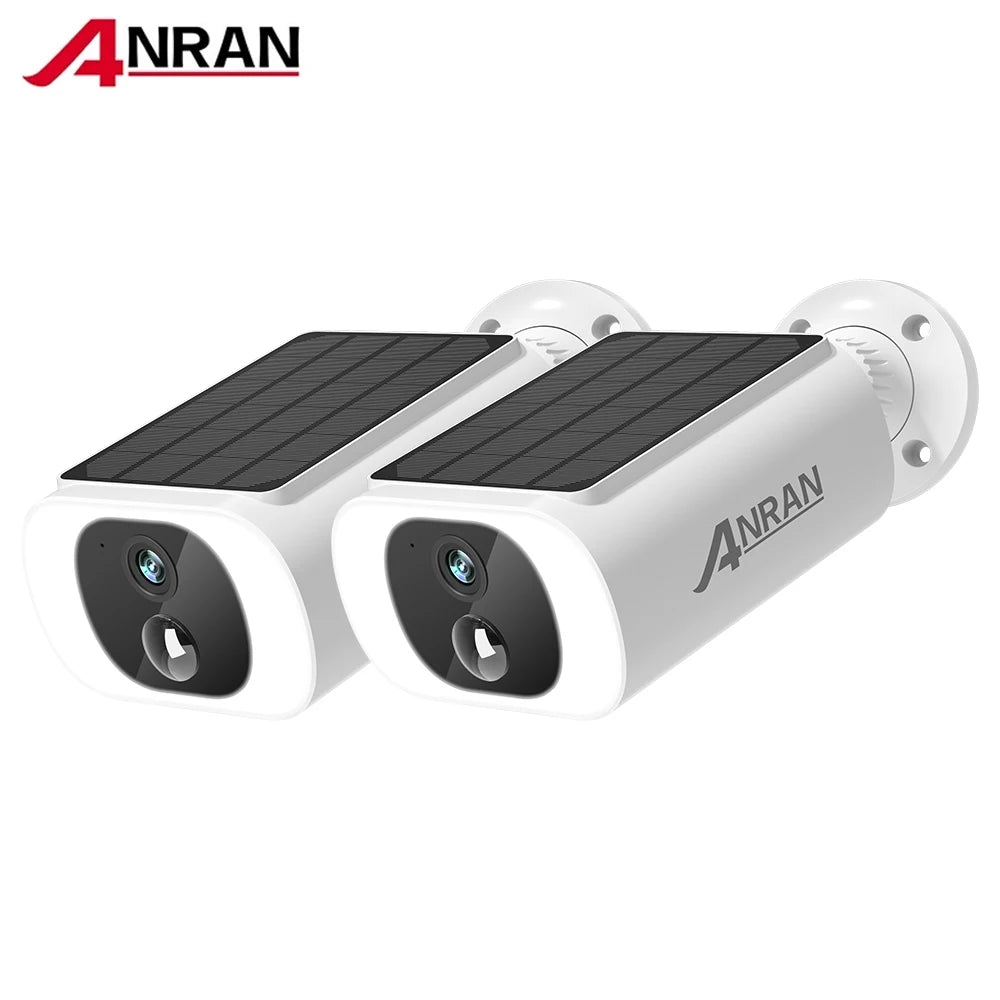 ANRAN Wireless 3MP Solar Battery Floodlight Camera And Alarm