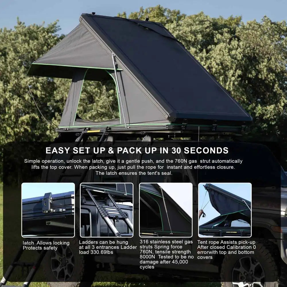 Bayati RRT Rooftop Car Roof Tent Aluminum Alloy 2 Person