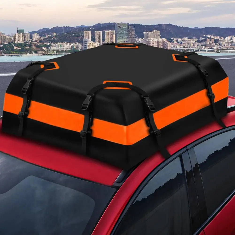 21 Cubic Feet Car Rooftop Cargo Bag with Anti Slip Mat Waterproof Auto Roof Top Luggage Storage Bag Traveling Car Carrier Bag