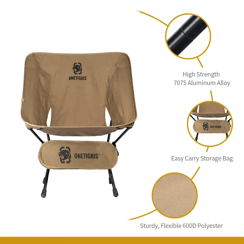 OneTigris Multicam Foldable Camping Chair Lightweight