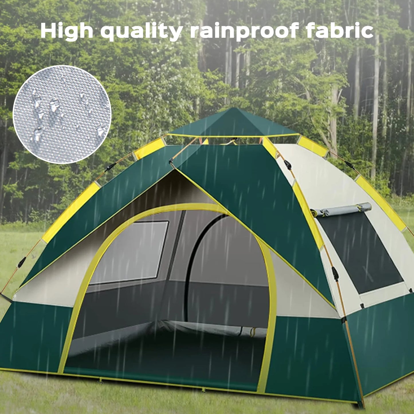 LOVEWE Quick Open Tent Waterproof Lightweight 2 Person