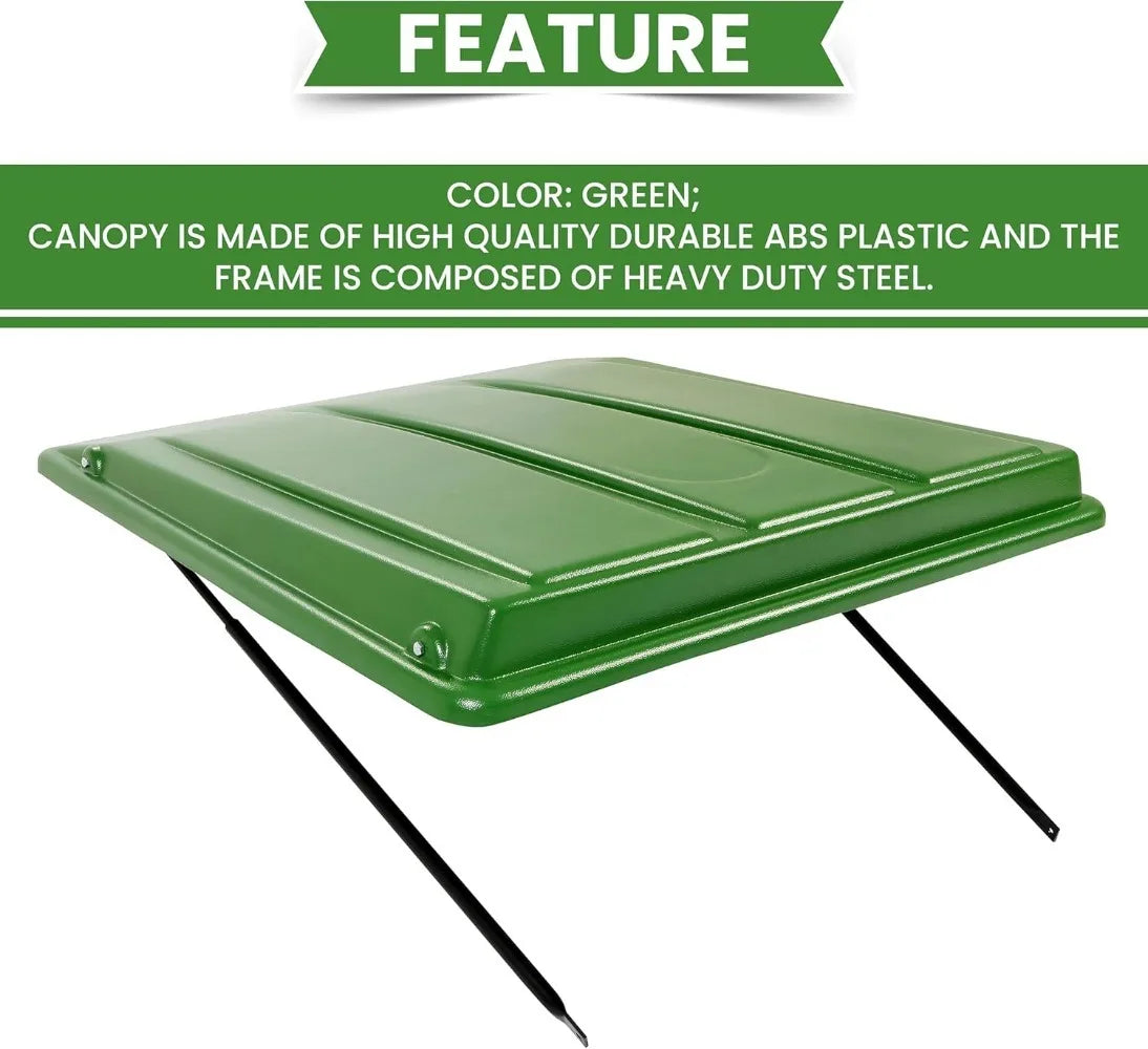 Sun Shade Canopy For Compact Tractors ROPS 35 x 40 Acrylic