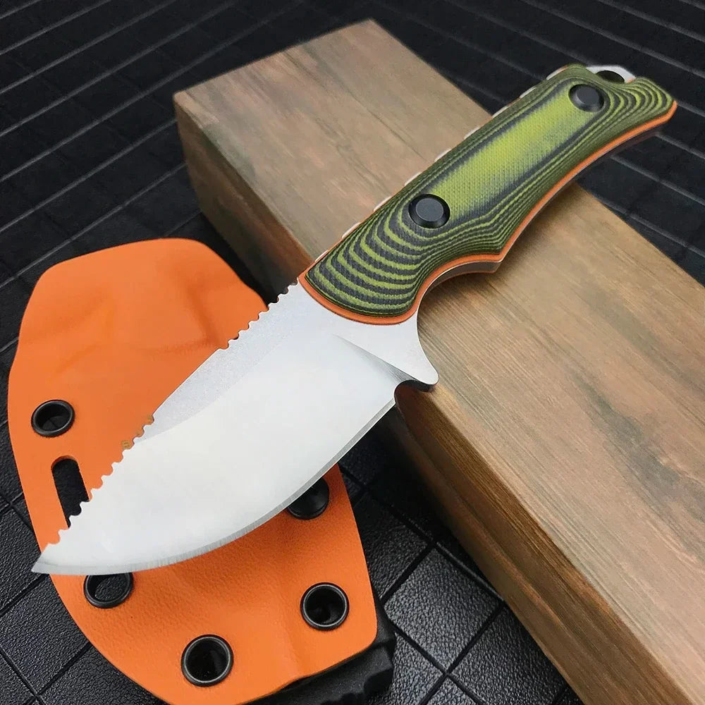 Outdoor Fixed Blade Hunter Knife With Kydex Sheath G10