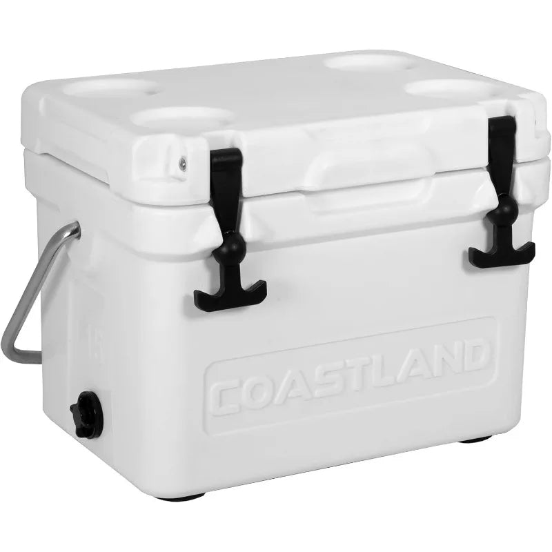 Coastland Bay Series 15 Quart Premium Insulated Rotomolded Cooler Small Ice Chest for Soccer Games Tailgates and Fishing Trips