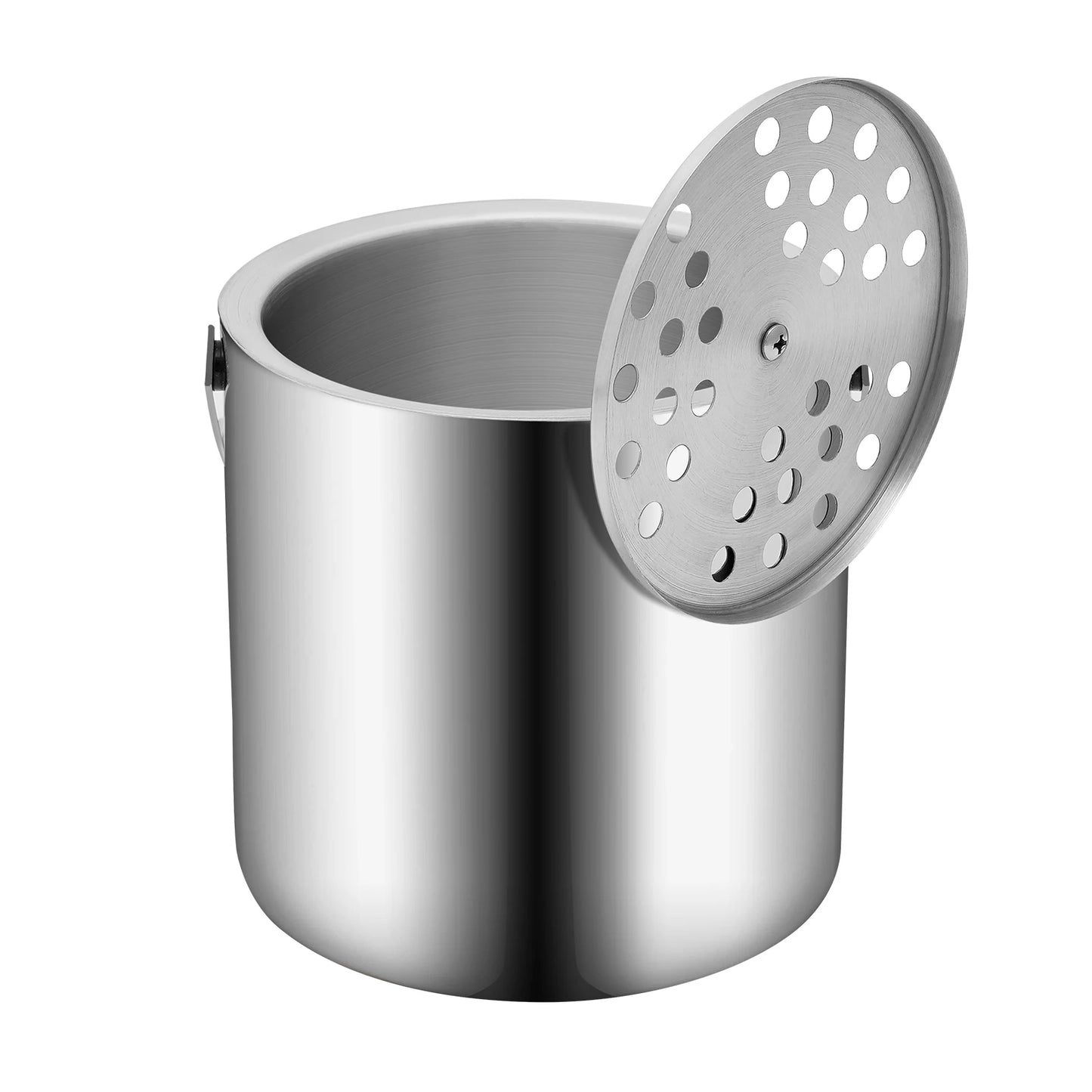 1.3L Double Layer Stainless Steel Ice Bucket Champagne Cooler