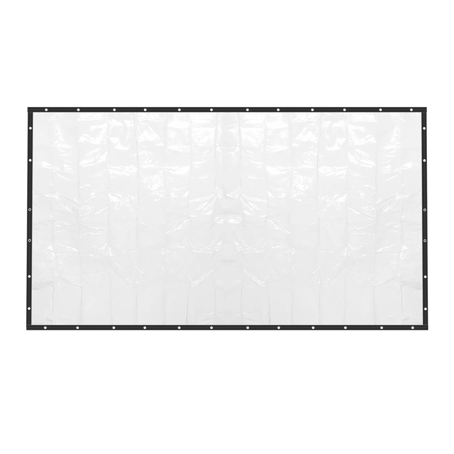 8 By 16 Ft Rainproof Clear PVC Tarpaulin Curtain 0.5mm