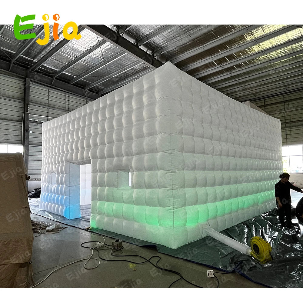 26FT Large LED Inflatable Air Club Tent House with Blower for Party Event Rental Business