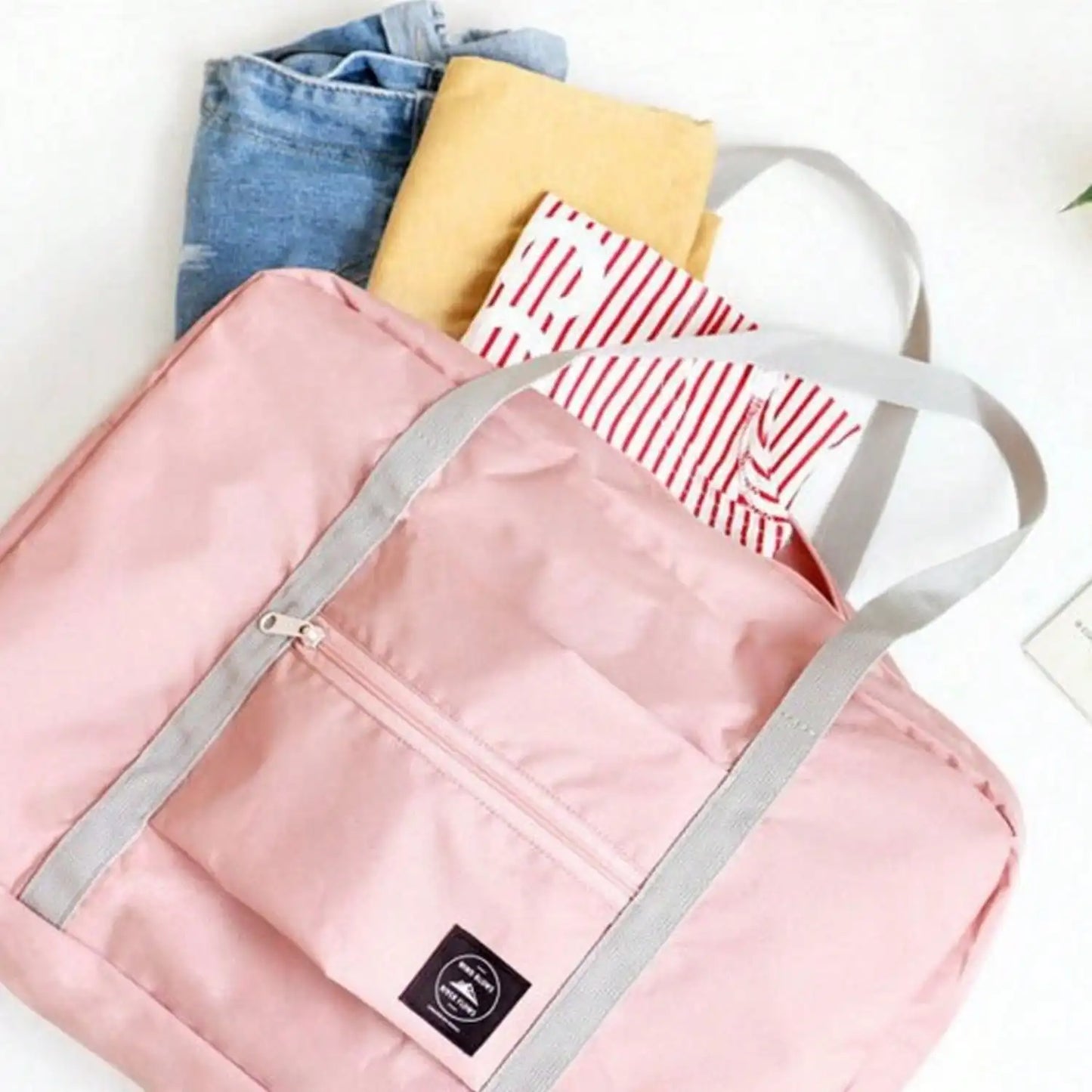 Foldable Travel Duffel Bag Waterproof Lightweight Tote Carry On Luggage Personal Item Sports Gym Vacation Bag