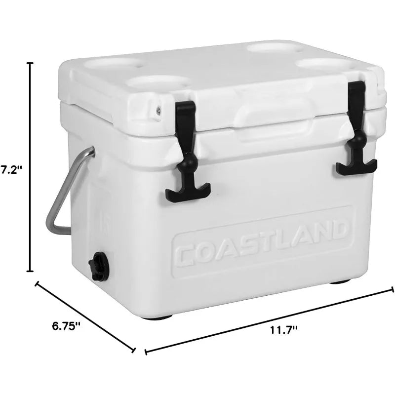 Coastland Bay Series 15 Quart Premium Insulated Rotomolded Cooler Small Ice Chest for Soccer Games Tailgates and Fishing Trips