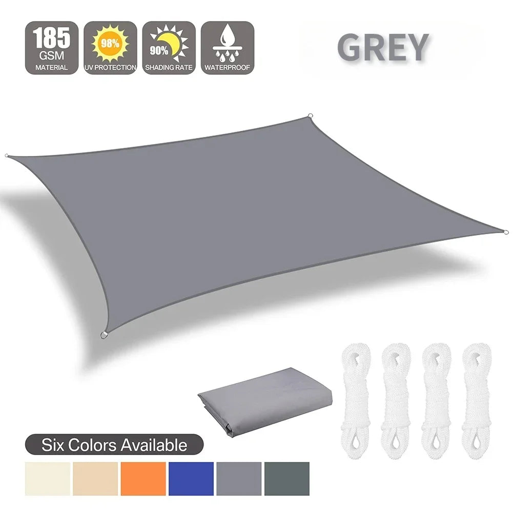 Waterproof Uv Sun Shade Sail Awning For Patio Garden