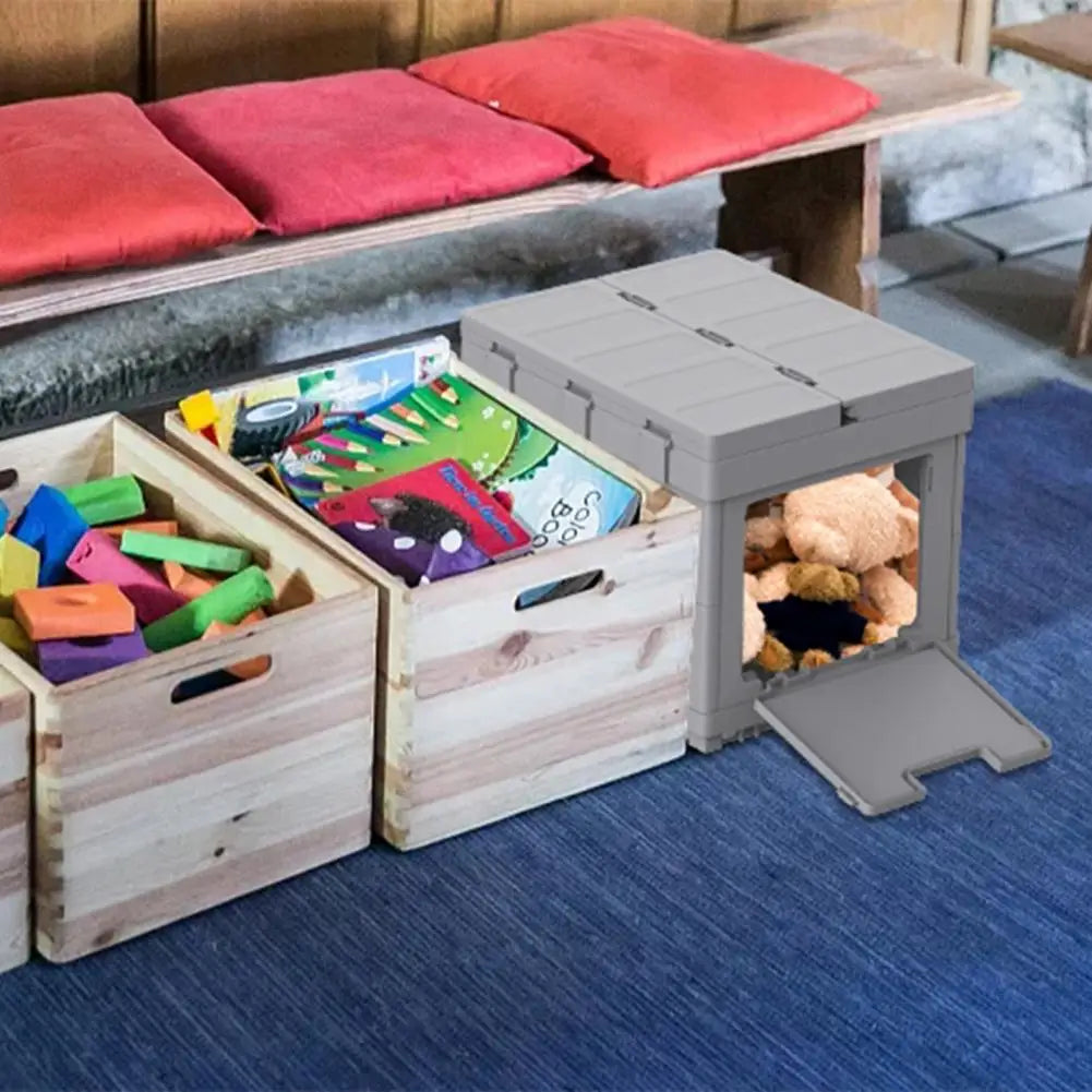 Folding Table Large Capacity Storage Container Portable Outdoor Camping Parking Warning Sign