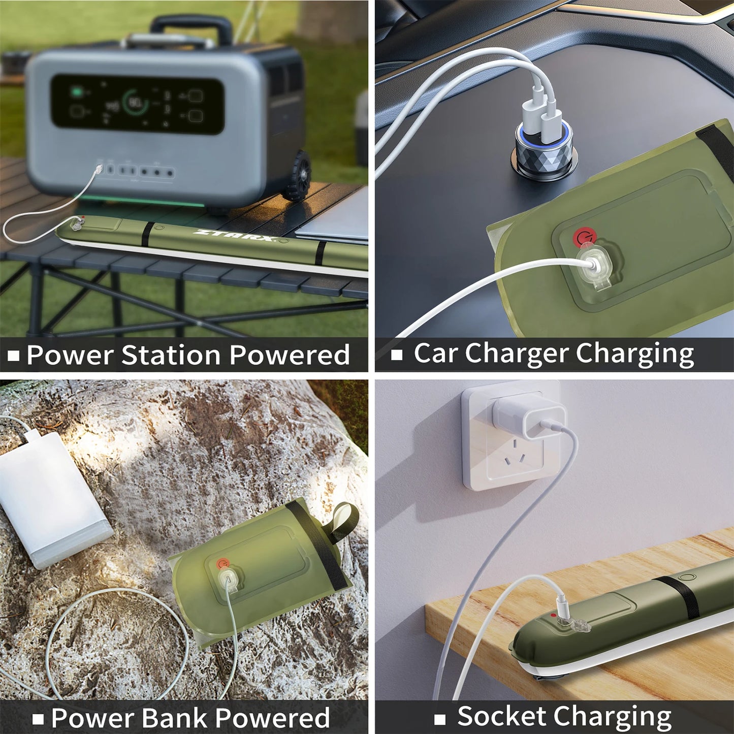 Selorss Rechargeable Waterproof Camping Light 2000mAh