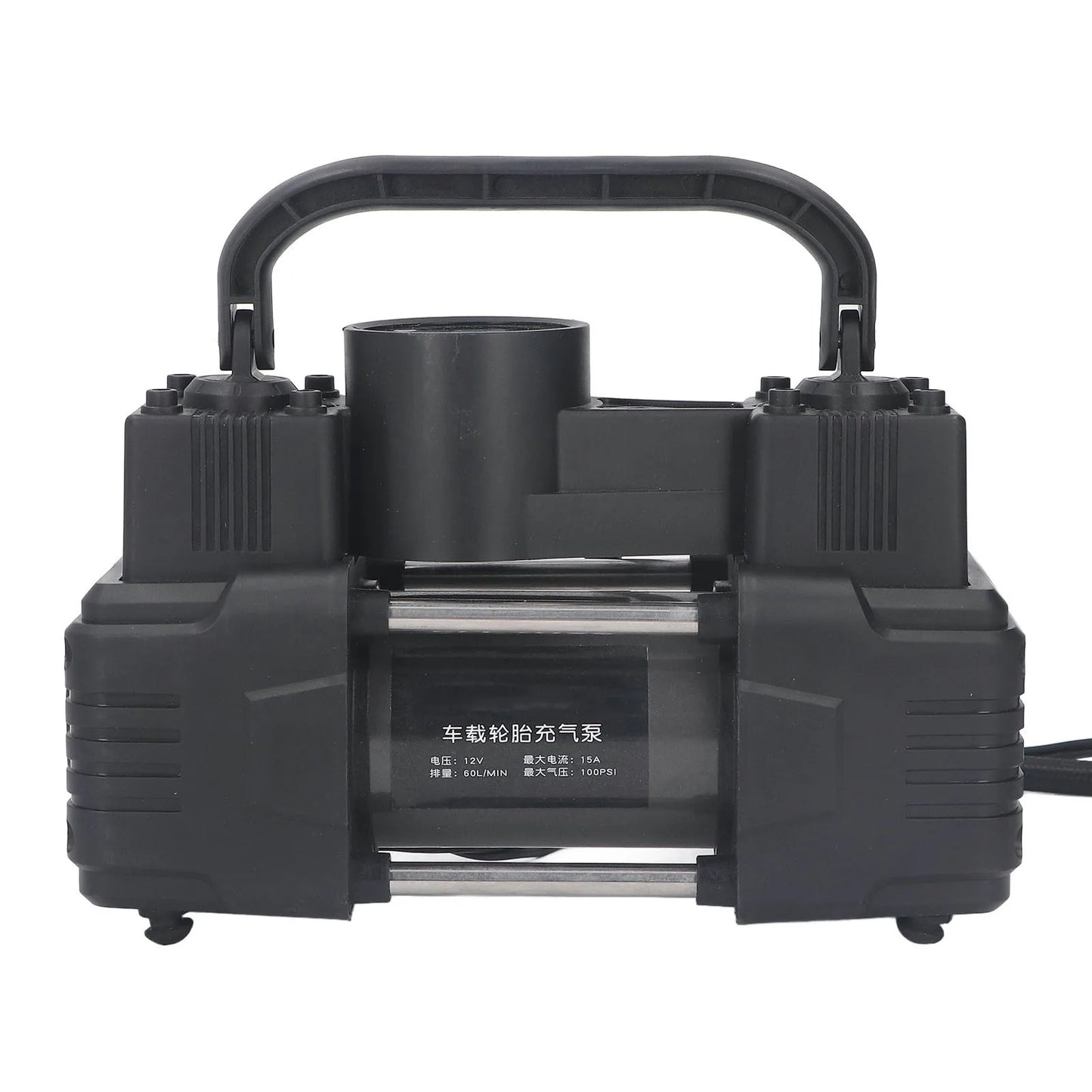 12V Dual Cylinder Car Tire Inflator With LED Display