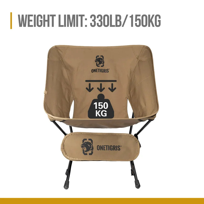 OneTigris Multicam Foldable Camping Chair Lightweight