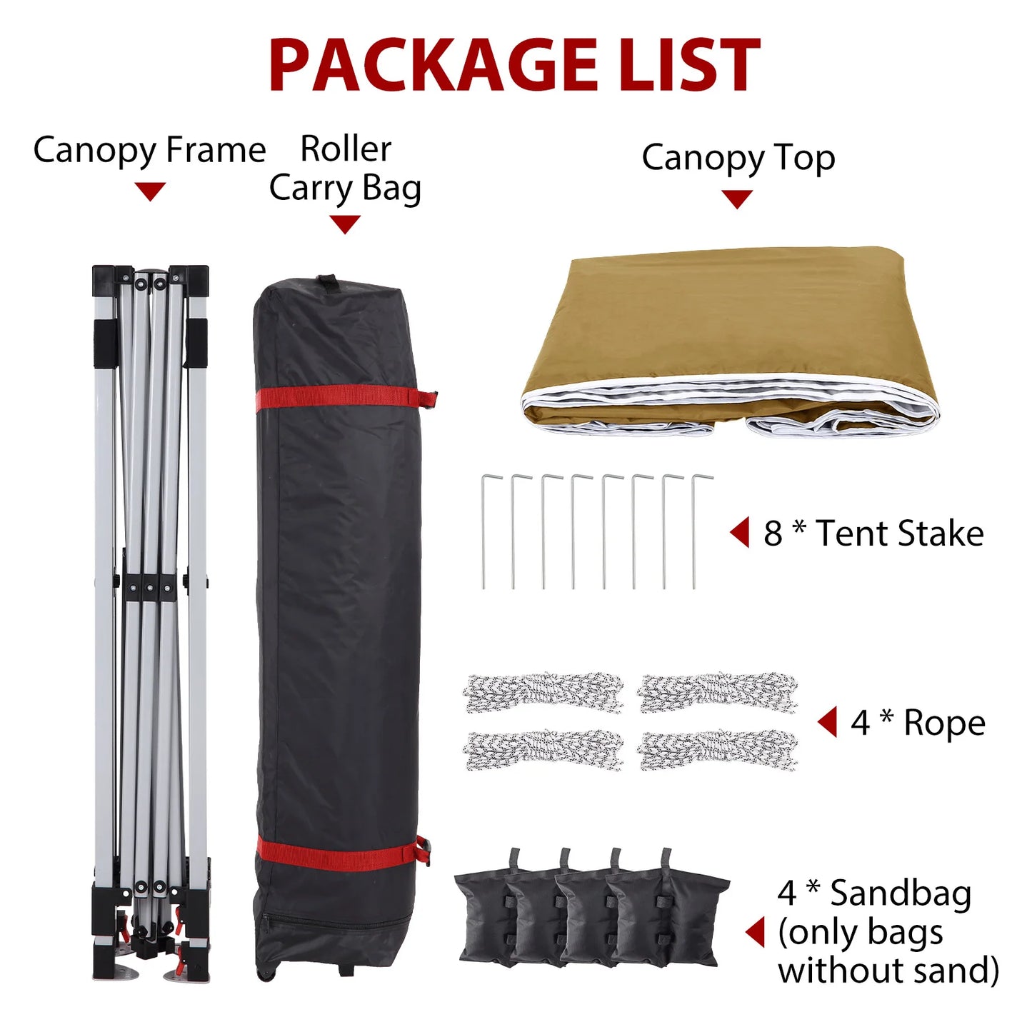 10x10 Center Locking Canopy Tent Waterproof UV Adjustable