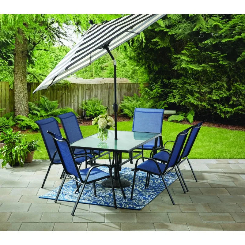 22lb Black Resin Patio Umbrella Base Heavy Duty Secure