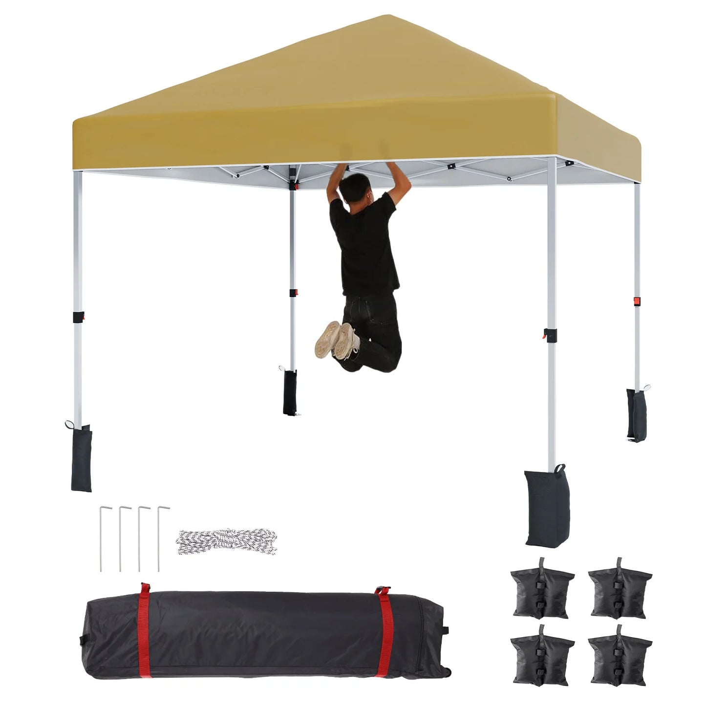 10x10 Center Locking Canopy Tent Waterproof UV Adjustable