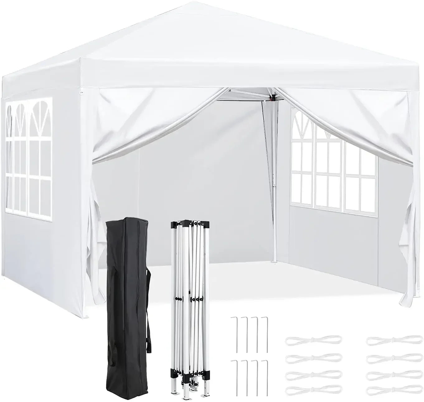 3x3m Sunshade Gazebo Portable Outdoor Rainproof Tent