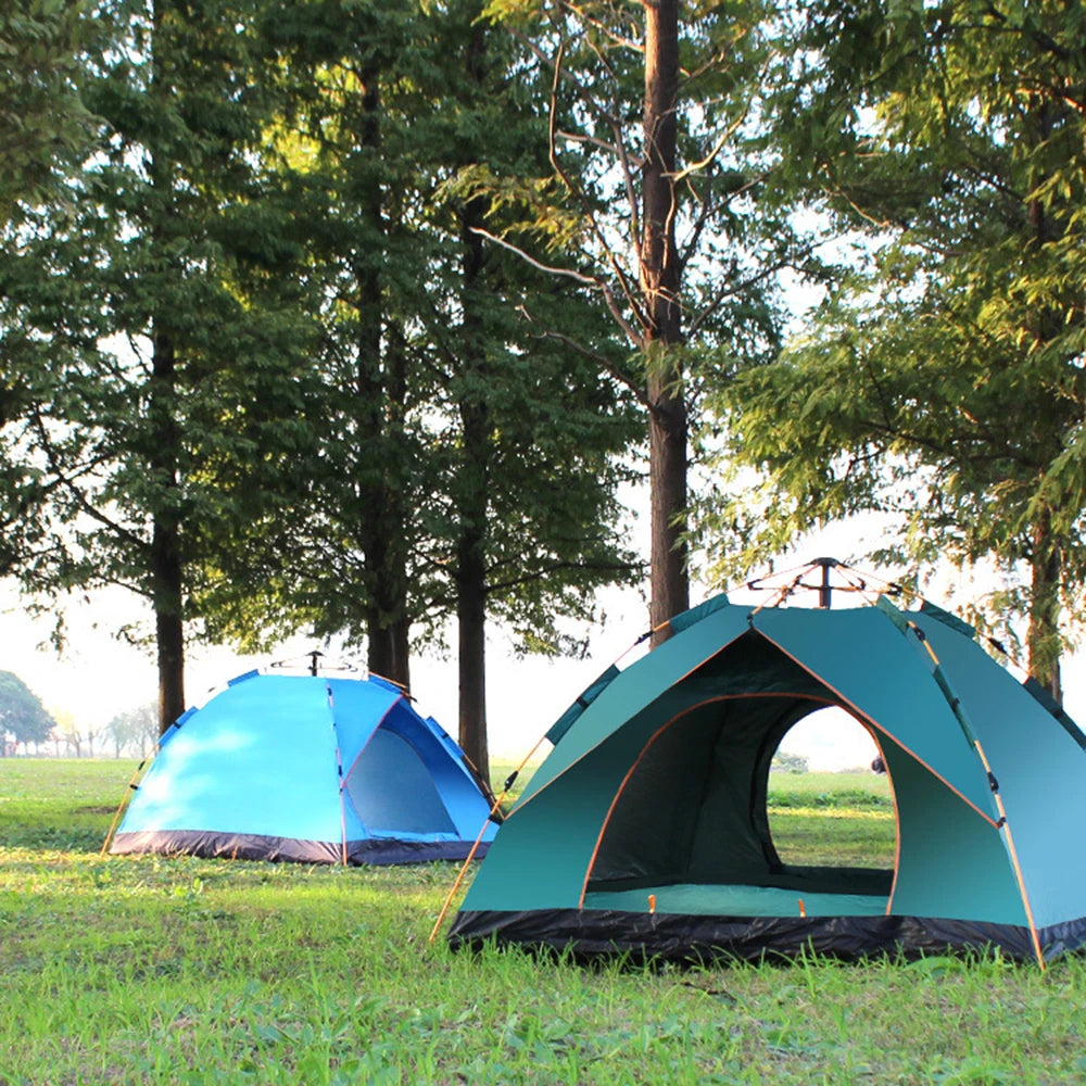 Outdoor Pop Up Water Resistant Camping Tent For One To Two