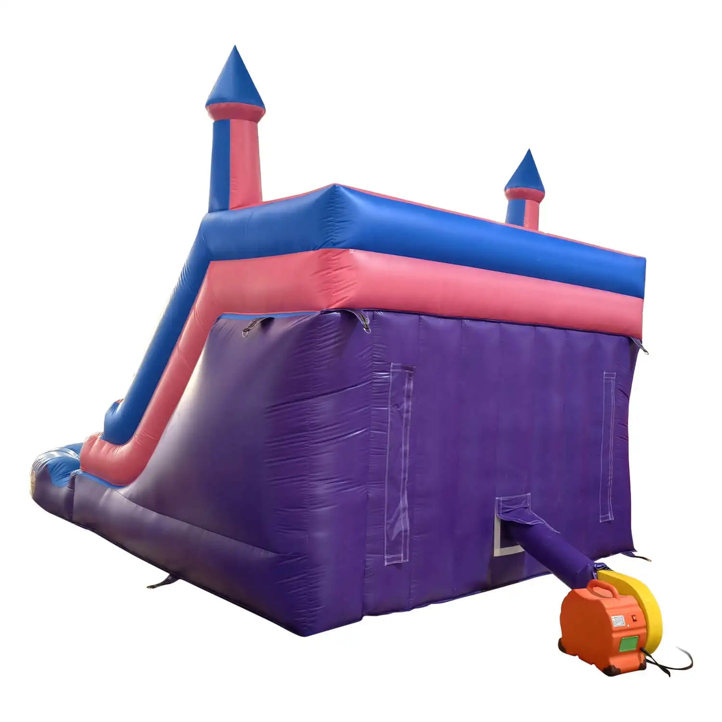 Inflatable Summer Outdoor Slide Air Bounce Water Amusement Play Equipment Double Slide Bubble Ball Pit