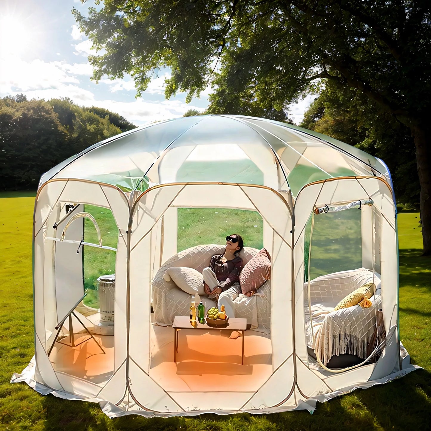 Portable Transparent Bubble Tent Folding For Camping