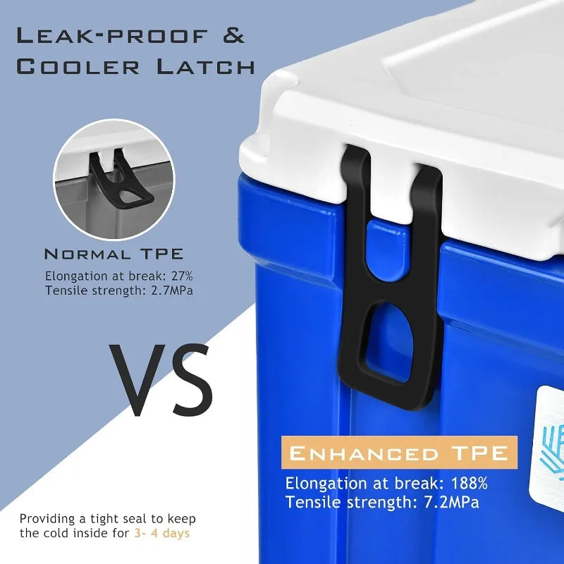 Goplus 58 Quart Cooler Ice Chest with 4 Day Ice Retention Heavy Duty Hard Cooler for Camping Outdoors