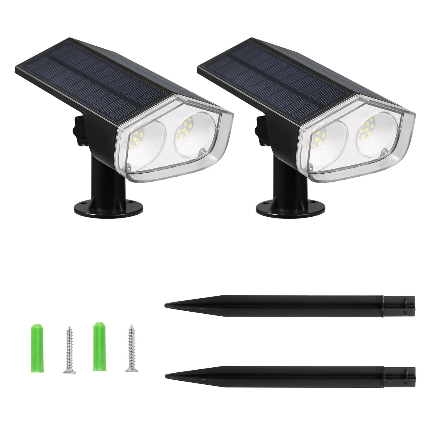 Neoglint Solar Spot Lights Outdoor Waterproof IP67 Garden