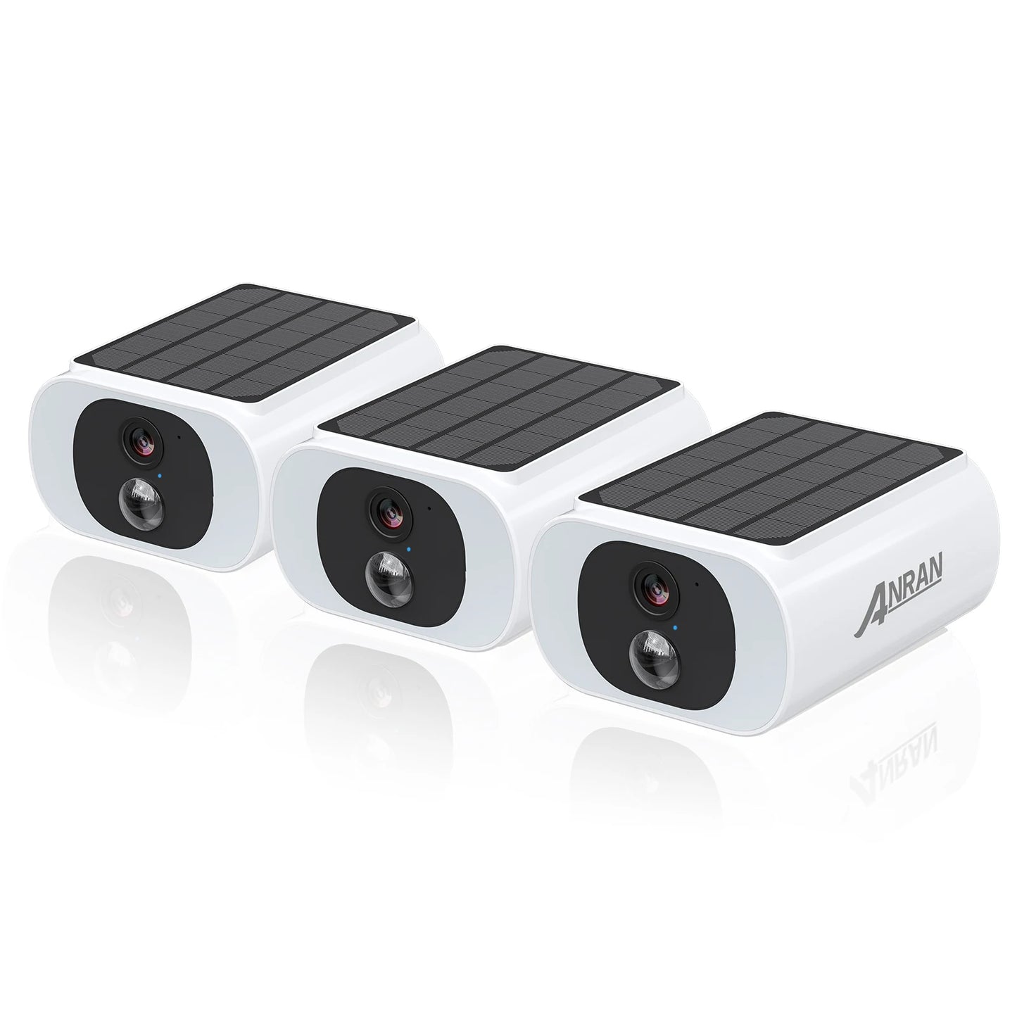 ANRAN Wireless 3MP Solar Battery Floodlight Camera And Alarm
