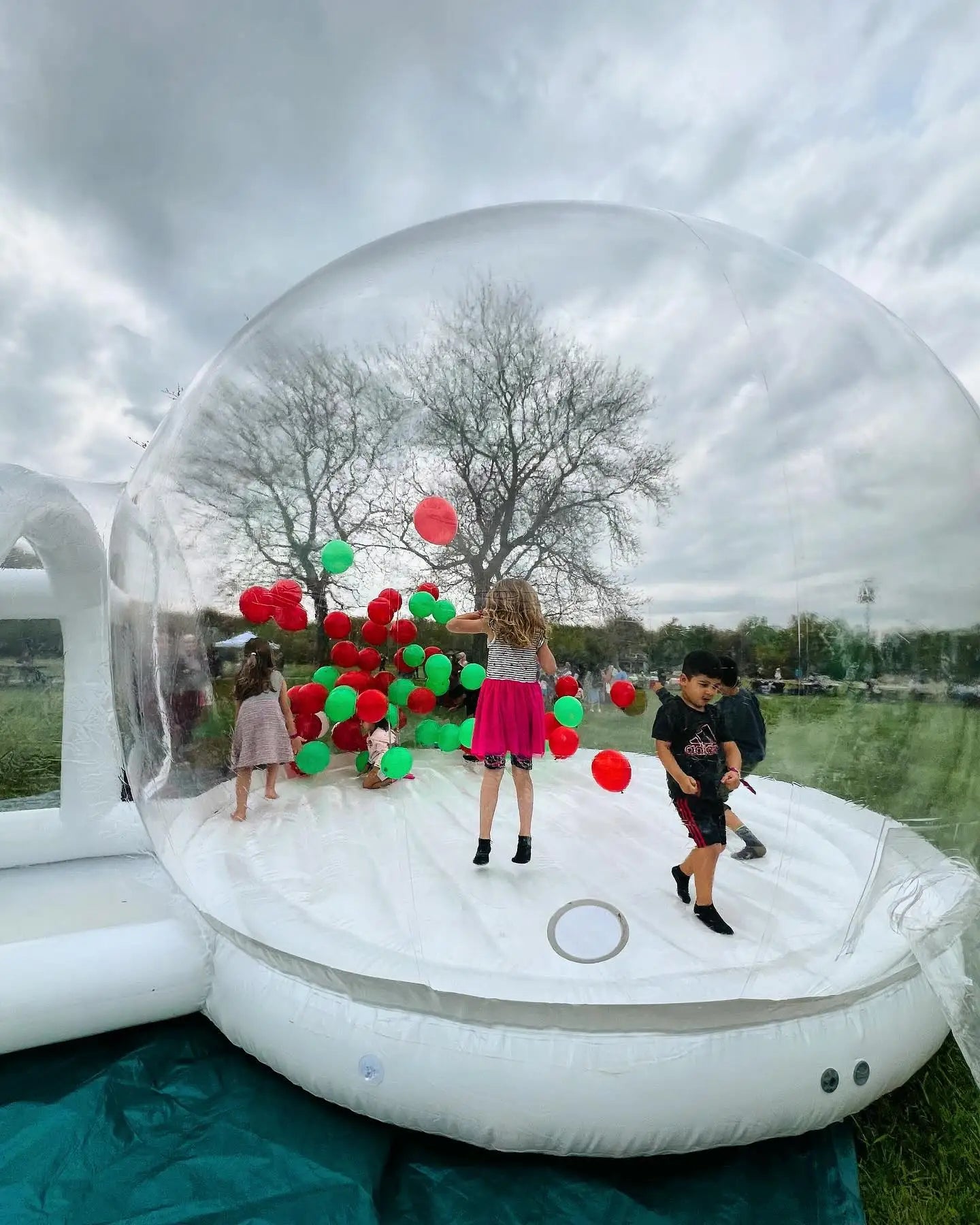 10FT Inflatable Bubble House With Trampoline And Transparent Dome PVC For Parties Free Shipping With Blower