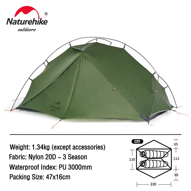 Naturehike VIK Ultralight 1 2 Person Waterproof Tent