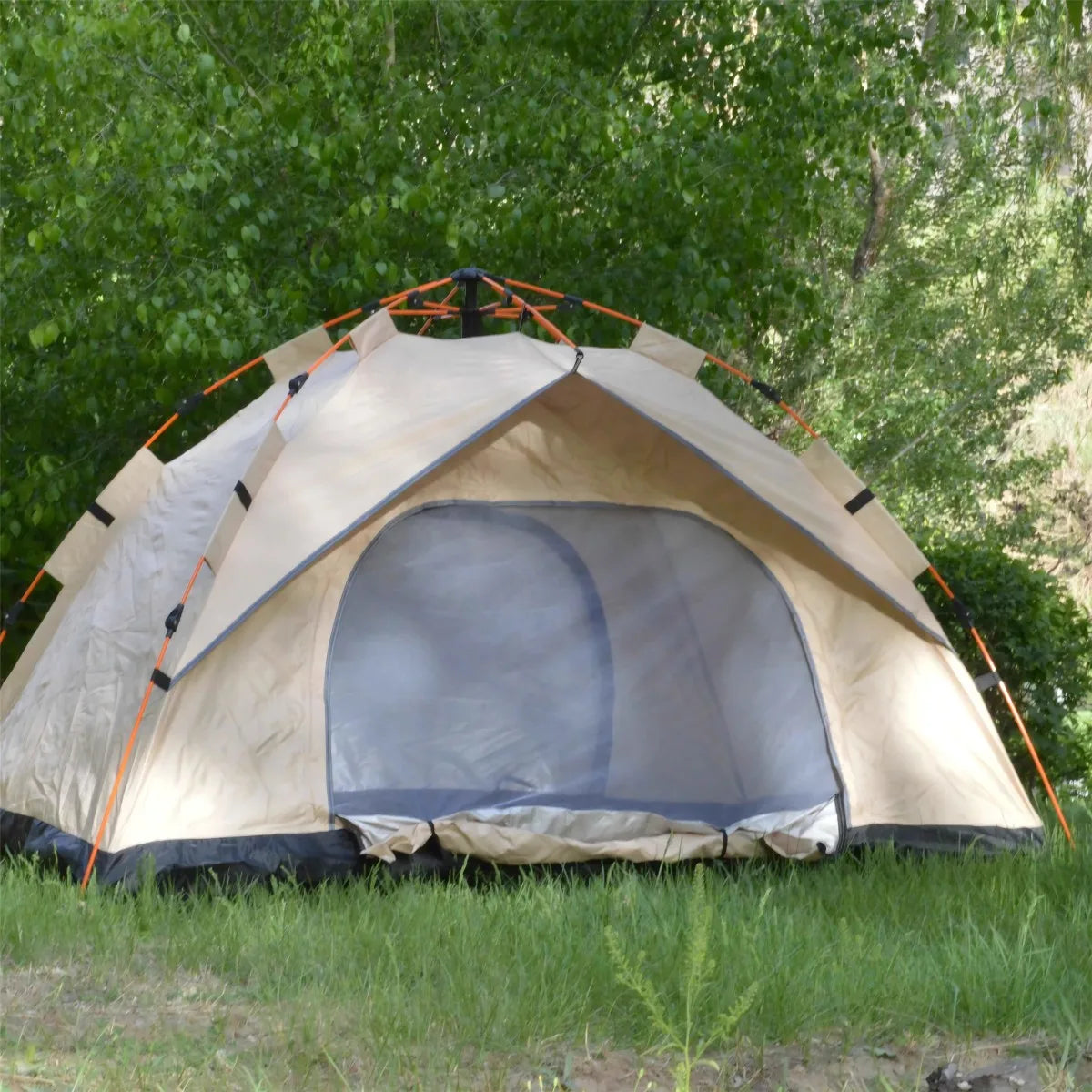 Automatic Quick Open 3 To 4 Person Waterproof Camping Tent
