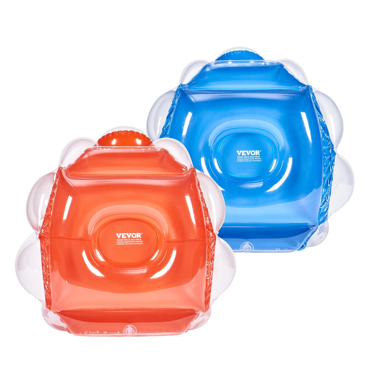 SucceBuy 2 Pack 2/3FT Inflatable Bumper Balls Body Sumo Zorb Balls for Kids and Teens Durable PVC Human Hamster Bubble Balls