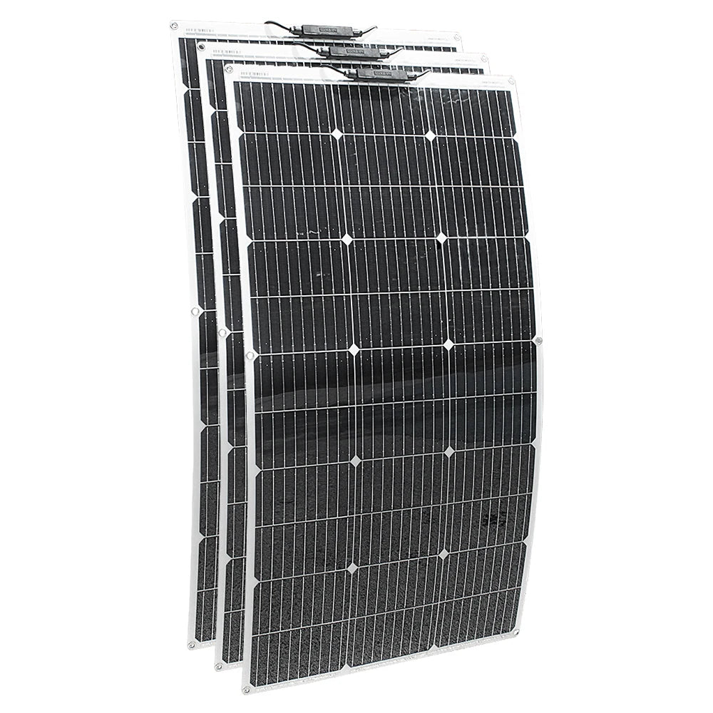 400 Watt Flexible Waterproof Monocrystalline Solar Panel Kit for Camping Home Car Off Grid 12 Volt System
