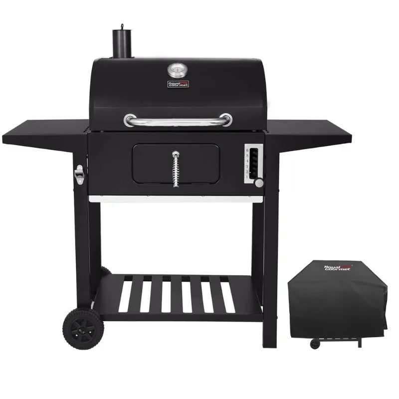 Cd1824ac 24 Inch Charcoal Grill With Cover Large Cooking Area Durable Outdoor Barbecue