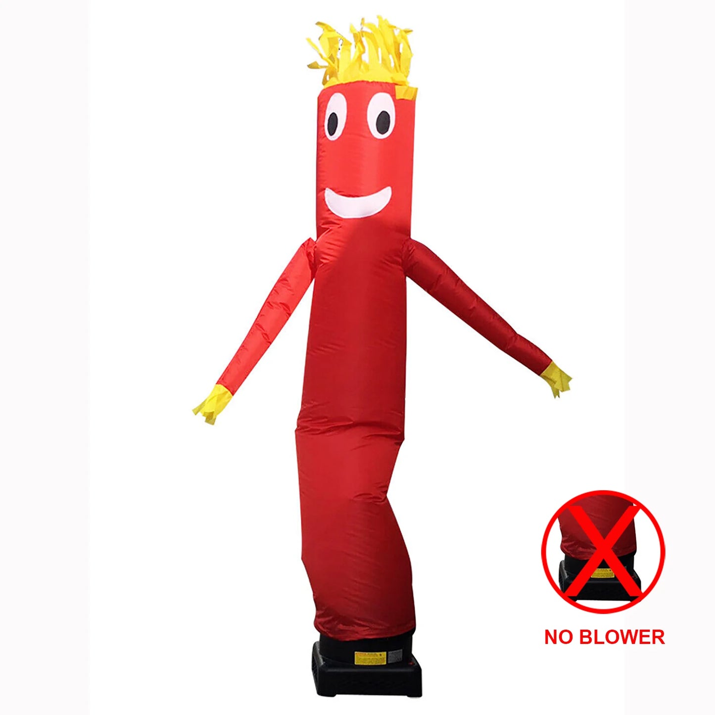 Wind Dancer Tube Man Cartoon Inflatable Dancer Air Puppet Outdoor Dancer Sky Dancing Man For Advertising Without Fan Blower